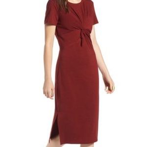 Treasure & Bond Twist Midi Dress